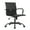 Black, variant on LeisureMod Harris Leather Office Desk Chair with Swivel Armrests Modern Adjustable Executive Conference Chair for Office and Home (Black)
