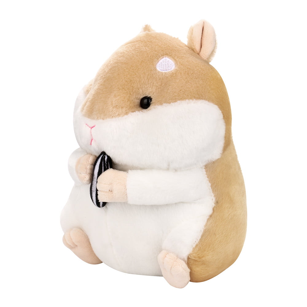 23CM Adorable Fluffy Hamster Soft Plush Toy Doll Cute Stuffed Kids Toy Gifts 