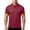 Red, variant on Golf Shirts For Men Short Sleeve Lapel Button Polos-Collared Texture Tops Casual Moisture Wicking Polos Shirt (XL, Gray)
