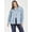 Light Wash-Hazel, variant on Women's Plus Size Relaxed Boyfriend Shirt Sizes 1X-4X