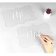 thumbnail image 3 of Inkdotpot Laser Cut Acrylic Ornament Blank with Holes Predrilled DIY Christmas Tree Decoration, Stocking Name Tag- Holiday Tags- 3mm Thick- 25 Pack, 3 of 7