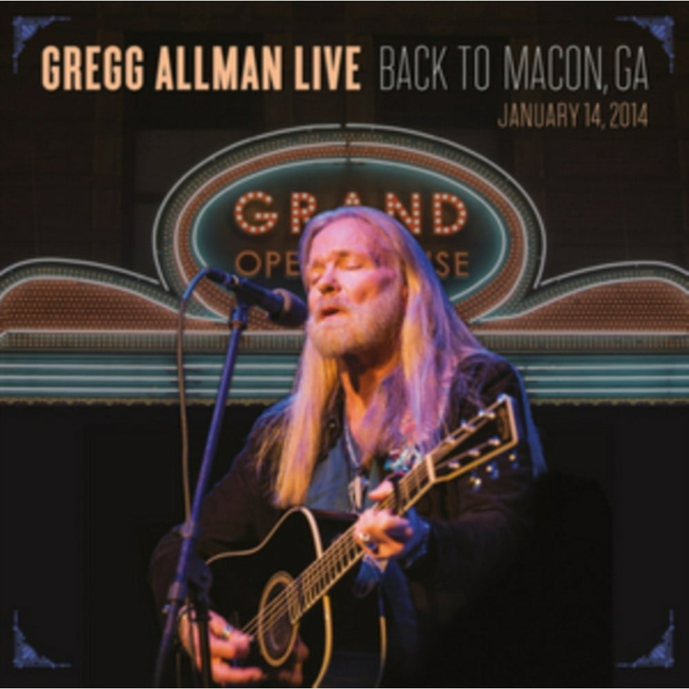 Gregg Allman Gregg Allman Live Back To Macon Ga Vinyl Walmart