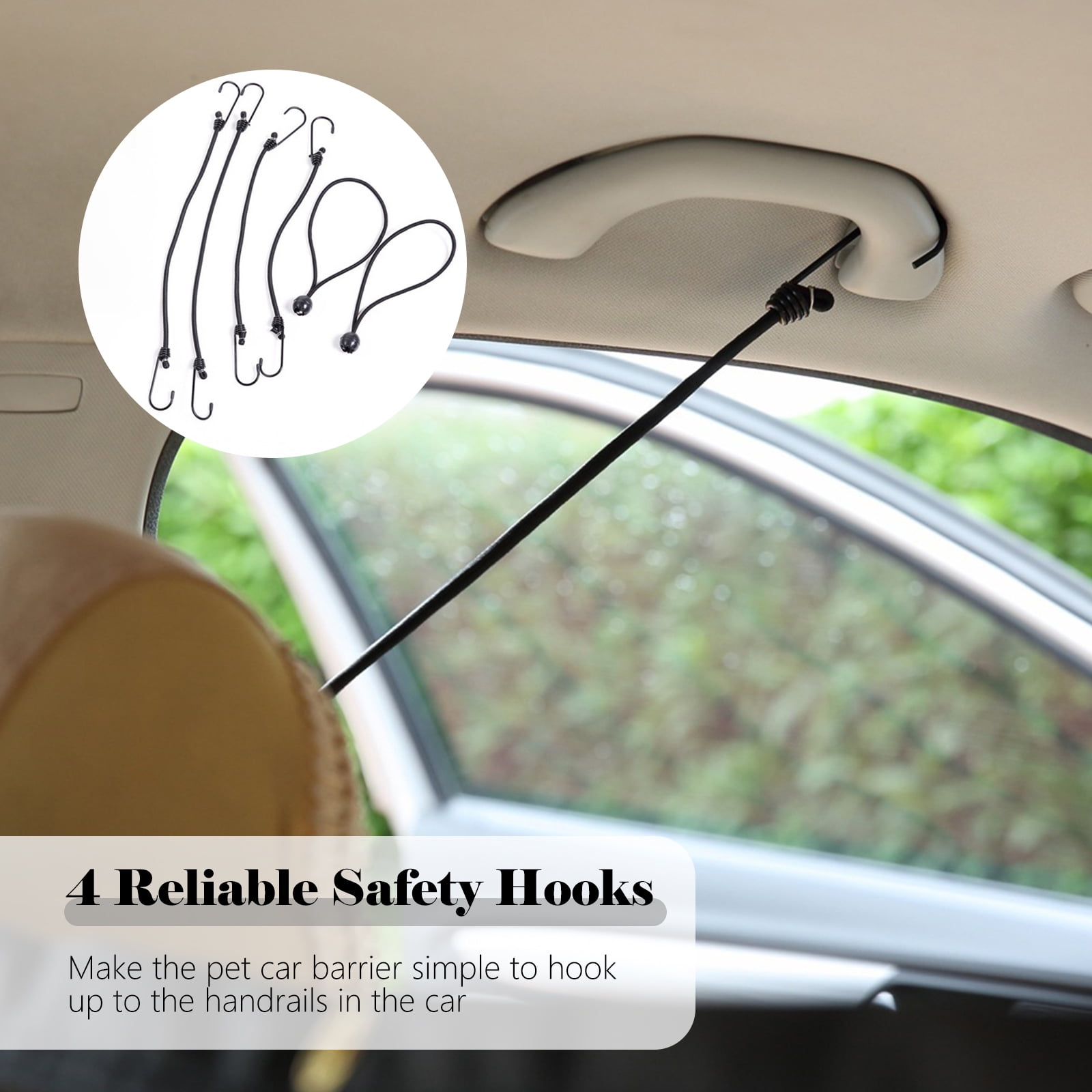 VPB Barrière De Voiture Pour Chien à 3 Niveaux,Barrière De Voiture