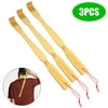 TSV 3pcs Bamboo Back Scratchers, Long Handle Self-Massagers for Scratching Itche