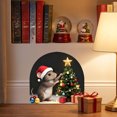 thumbnail image 6 of Cififendec Christmas 2D Mouse No Glue Wall Stickers, 5.91", Arch Shaped Cute Holiday Mouse Decal for Xmas Fireplace Surround Applying, 6 of 6