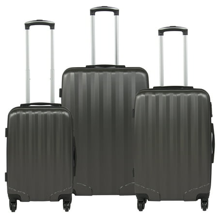 Hardshell 3 Piece Luggage Set Spinner Travel Bag W/ TSA Lock-