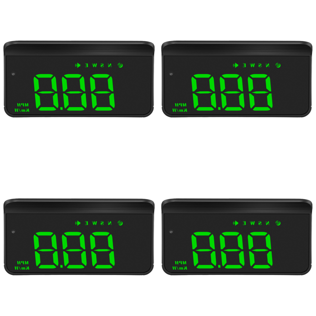 Velocímetro Digital de fuente grande HUD para coche, pantalla frontal electrónica, accesorios para automóviles