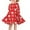 HO-HO-HO Santa, variant on Renewold Baby Girl Twirl Dress for Christmas Birthday Gifts Xmas Trees Reindeer Long Sleeve Scoop Neck Skater Dresses High Waistline Knee Length Dress Size XS