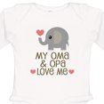 thumbnail image 4 of Inktastic Oma and Opa Love Me Boys or Girls Long Sleeve Baby Bodysuit, 4 of 5
