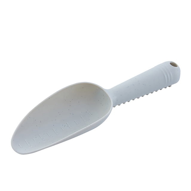 Hamster Food Scoop Ergonomic Plastic Deep Small Animal Feed Shovel with Scale