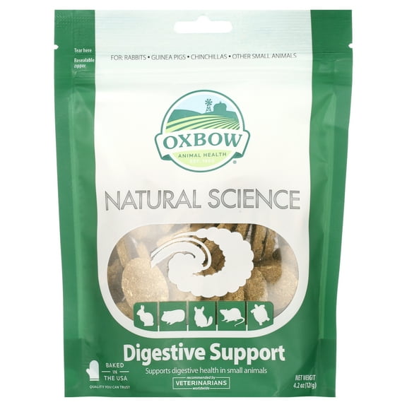 Oxbow Animal Health Natural Science Small Animal Digestive Support Supplement, 4.2 oz