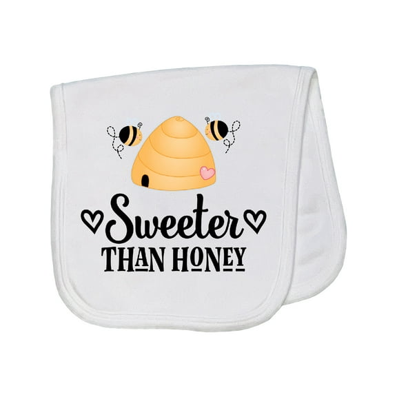 Inktastic Honey Bee Girls Cute Baby Burp Cloth