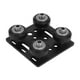 thumbnail image 2 of V Wheel Plate Pulley Kit, Wear Resistant V Gantry Plate Kit Aluminum Alloy  For Milling Machine ANGGREK Gantry Plate, 2 of 8