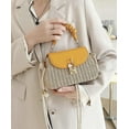 thumbnail image 4 of JUYGO Women Straw Crossbody Bag Leather Top Handle Straw Handbag Summer Straw Beach Bag Weave Shoulder Bag Rattan Clutch Purse, 4 of 6