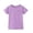 Tshirts-Purple, variant on kpoplk Girls Short Sleeve T Shirts Kids Summer Tops Crewneck Tees 5-14 Years(Blue,12-13 Y)