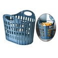 thumbnail image 3 of Cesta de vandería plegable, cesta de vandería , cesta de almacenamiento, organizador para ropa sucia, toals, juguetes, dormitorio, baño, Azul Macarena canasta de almacenamiento plegable, 3 of 8