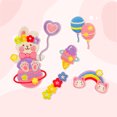 thumbnail image 1 of SHAR Set of 5 Cute Rabbit Planet Macaroon Embroidered Fabric Patch Patch Pack Clothes Shoes Hat Self-adhesive Embroidery, 1 of 5