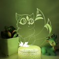 thumbnail image 1 of 3D LED Night Light Kirara Handmade 3D Illusion, 1 of 5