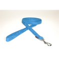 thumbnail image 1 of Dogline Comfort Microfiber Flat Leash for Dogs (W 5/8" L 6ft), Blue, 1 of 3