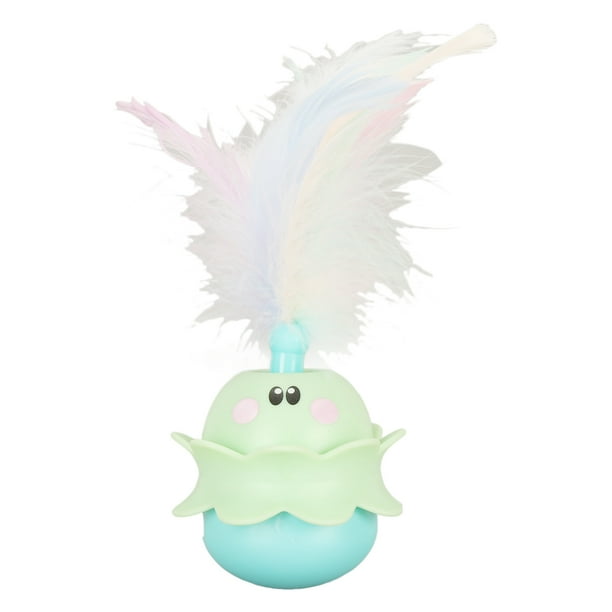 Juguete De Plumas De Gato, Juguete Eléctrico De Plumas De Gato Interactivo Para Exteriores Para Balcón