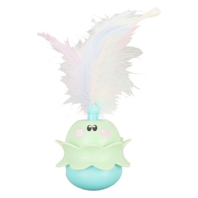 Juguete De Plumas De Gato, Juguete Eléctrico De Plumas De Gato Interactivo Para Exteriores Para Balcón
