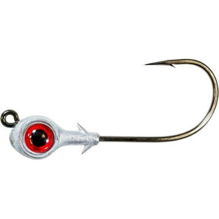 UPC: 0879044007425 | Z Man Redfish Eye Jighead 1/8oz Red 3pk