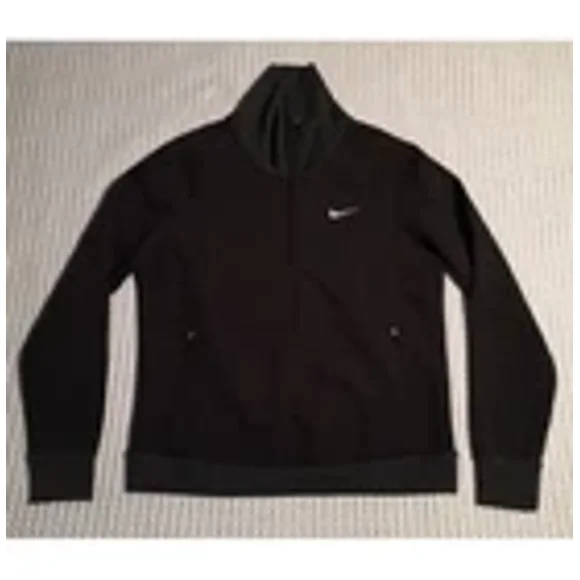 NIKE Golf 718800 Windblock Half Zip Pullover Jacket Top Sweatshirt Gray L Large