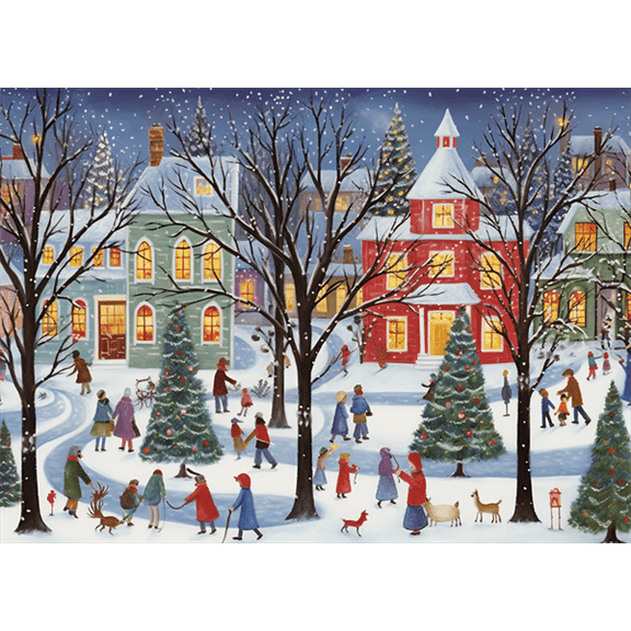 jigsaw puzzles 500 pieces Christmas Cheer Advent Calendar Christmas Formation wooden Challenging Puzzle Perfect for Game Night 20.4'' x 14.9''