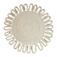 Clearance!Egooesam Woven Floral Placemat Cotton Cord Vintage Woven