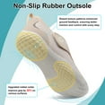 thumbnail image 4 of Leisfit Women Men Wide Diabetic Barefoot Shoes Adjustable Walking Sneakers, 4 of 4