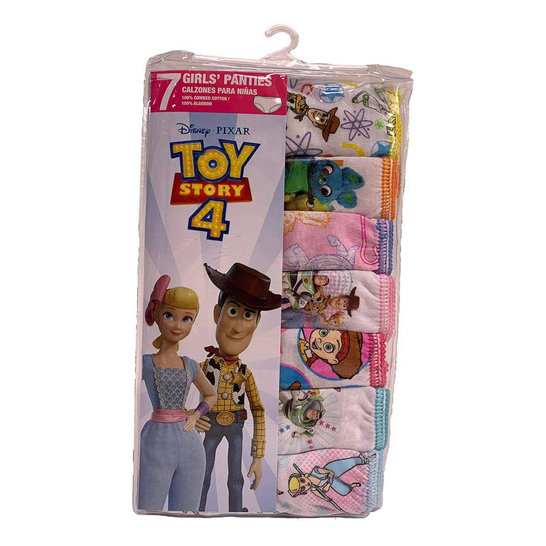 Toy Story 4 Underwear, 7-Pack (Toddler Girls)