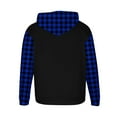 thumbnail image 4 of Mens Big & Tall Hoodies Plus Size M-5X Fleece Lined Sweatshirts with Pockets Pullover Long Sleeve Plaid Printed Thermal Athletic Workout Hoodie Tops, 4 of 5
