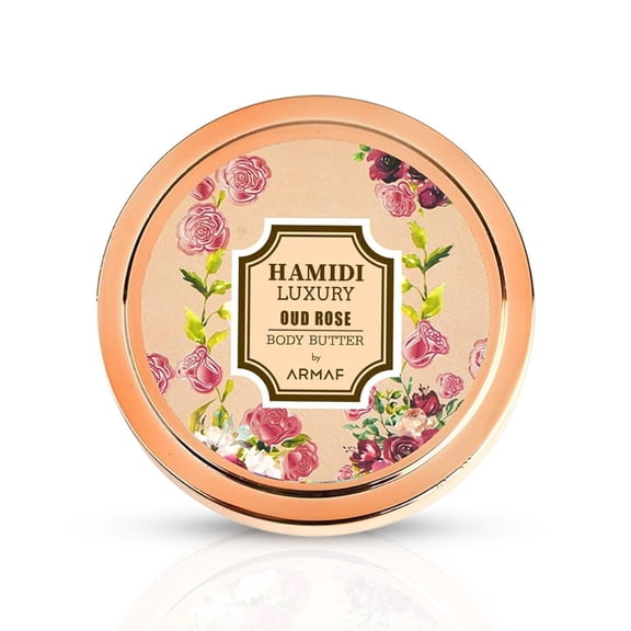 Luxury Oud Rose Body Scrub 250ml (8.5 oz) by Hamidi