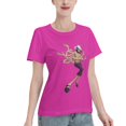 thumbnail image 2 of T-Shirt Basique à Manches Courtes pour Femme une Pièce Robin, 2 of 6