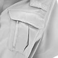 thumbnail image 6 of HongQid Womens Button Down Shirts Short Sleeve Collared Button Up Casual Blouses Loose Tops with Two Pocket, 6 of 7