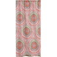 thumbnail image 3 of Levtex Home - Mirage - Window Panels with Rod Pocket - Two Curtains 84 inch Length - Mandalas - Orange, Turquoise, Green, Red, Citron, Yellow, Blue - 100% Cotton - Lined, 3 of 3