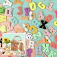 thumbnail image 4 of Parches adhesivos de chenilla con letras Urradia, 64 unidades de la A a la Z, 2 paquetes, 4 of 7