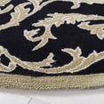 thumbnail image 3 of Safavieh Chelsea Flanagan Bordered Wool Area Rug, Black, 8' x 8' Round, 3 of 11