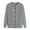 Grey, variant on Yuanlong Womens Cardigan Long Sleeve Crewneck Solid Button Up Ribbed Outwear Sweaters Classic Midweight Coat With Pockets