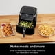 thumbnail image 5 of Ninja Air Fryer Pro 5 en 1, capacidad de 5 cuartos de galón, freír al aire, hornear, asar, recalentar y deshidratar, tecnología Air Crisp, cesta antiadherente y placa crujiente, negro, AF142, 5 of 5