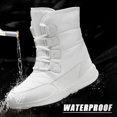 thumbnail image 3 of Botas de invierno para mujer ligeras cálidas y acogedoras botas de nieve cálidas con forro de felpa, 3 of 9