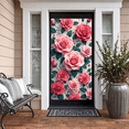 thumbnail image 2 of Floral Backdrop Decoration Weddings Parties Anniversary Roses Wall Hanging Photography Banner Event Background Home Decor Elegant Visual Appeal, 2 of 3