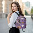 thumbnail image 6 of FORMRS Mini Backpack Purse for Women Travel Daypack Casual Shoulder Bag, Halloween Black Cat, 6 of 7