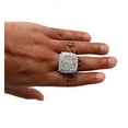 thumbnail image 2 of Two Ring For Price of One - BIG Bling Bling Hip Hop Iced Out Luxury Oversize Men's Ring - 444 (Silver+ Gold 8), 2 of 7