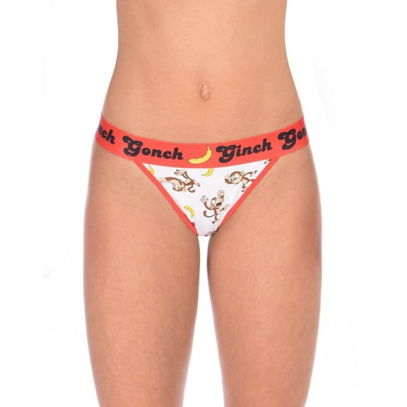 Ginch Gonch Women's Gone Bananas Thong Large