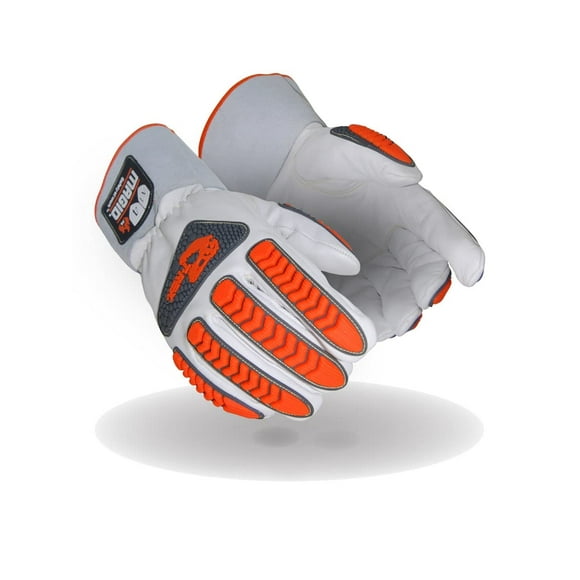 MAGID TRX848L Inferno Series | Flame/Heat Resistant Impact Welder's Gloves, Size 9/L, (1 Pair)