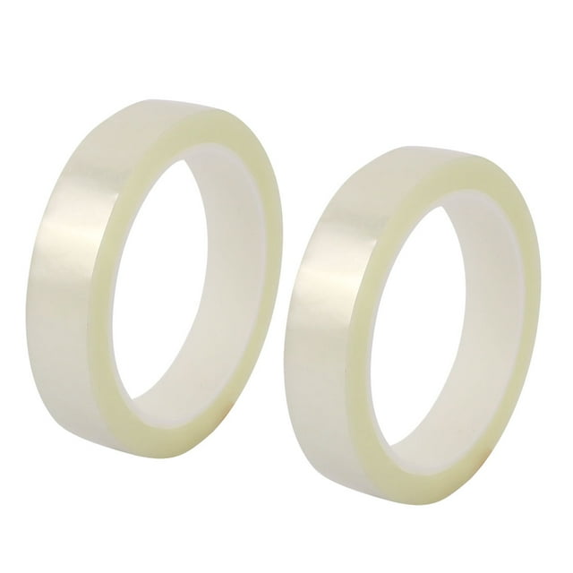 Cinta de Mylar Unique Bargains 2uds 2cm Autoadhesiva Fuerte 50M Claro