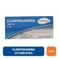 thumbnail image 1 of Clorfenamina Medimart 4 mg 20 tabletas, 1 of 4