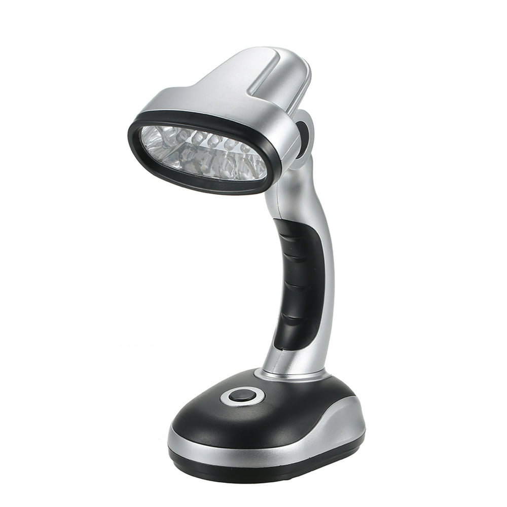 Irfora 12 LED Portable Desk Light Table Lamp 3 * AA Batteries Operated