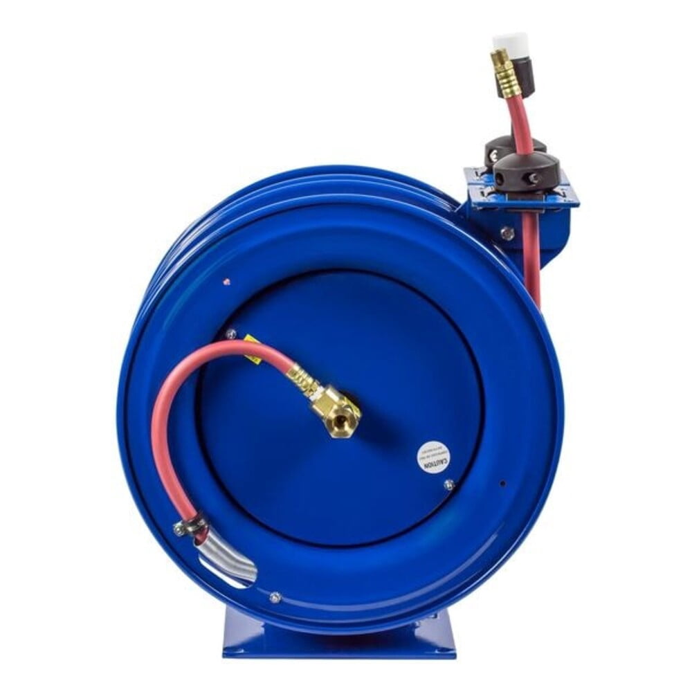 Coxreels Dual Hose Reel,Spring,3/8 in MNPT,50 ft C-L350-5012-A